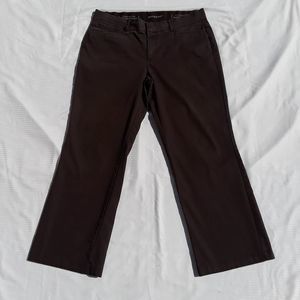 Dockers flat front brown pants